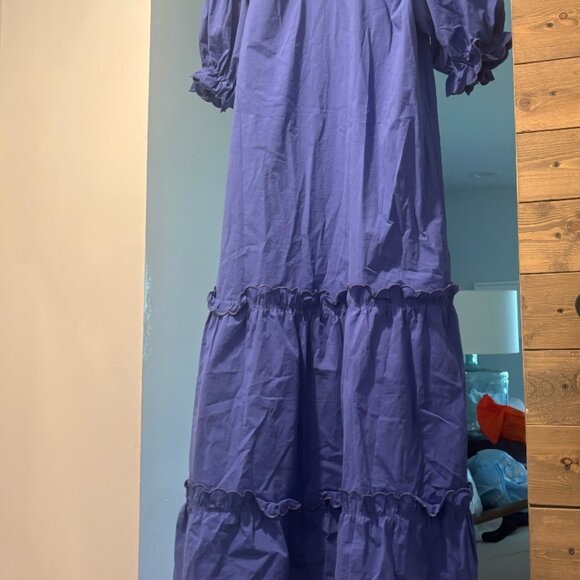 Pomander Place Selena Maxi Dress- Azure Blue - Picture 4 of 4